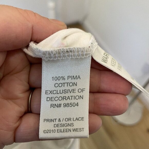 Eileen West Feminine Floral Nightgown Pajama Dress Cottage Granny size Small - Picture 6 of 6